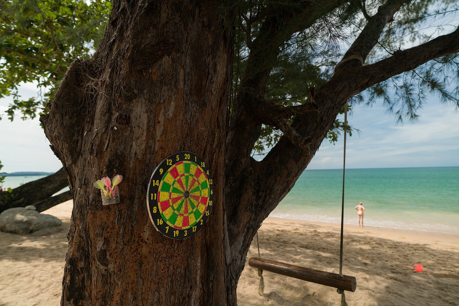 Relaxation corner on Beach