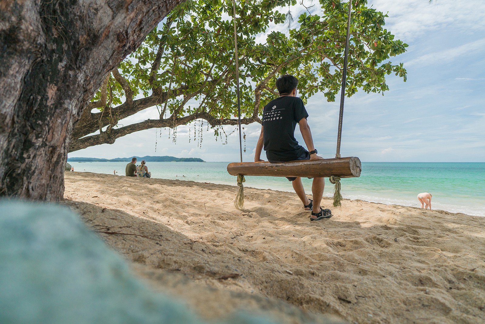 Relaxation corner on Beach